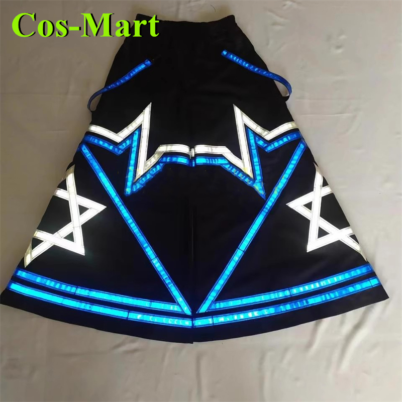 Fashion Street Night - Cos-Mart 蛍光ゴーストダンスパンツ反射ストリートダンスヒップホップパンツナイトコスプレ衣装フレアパンツ