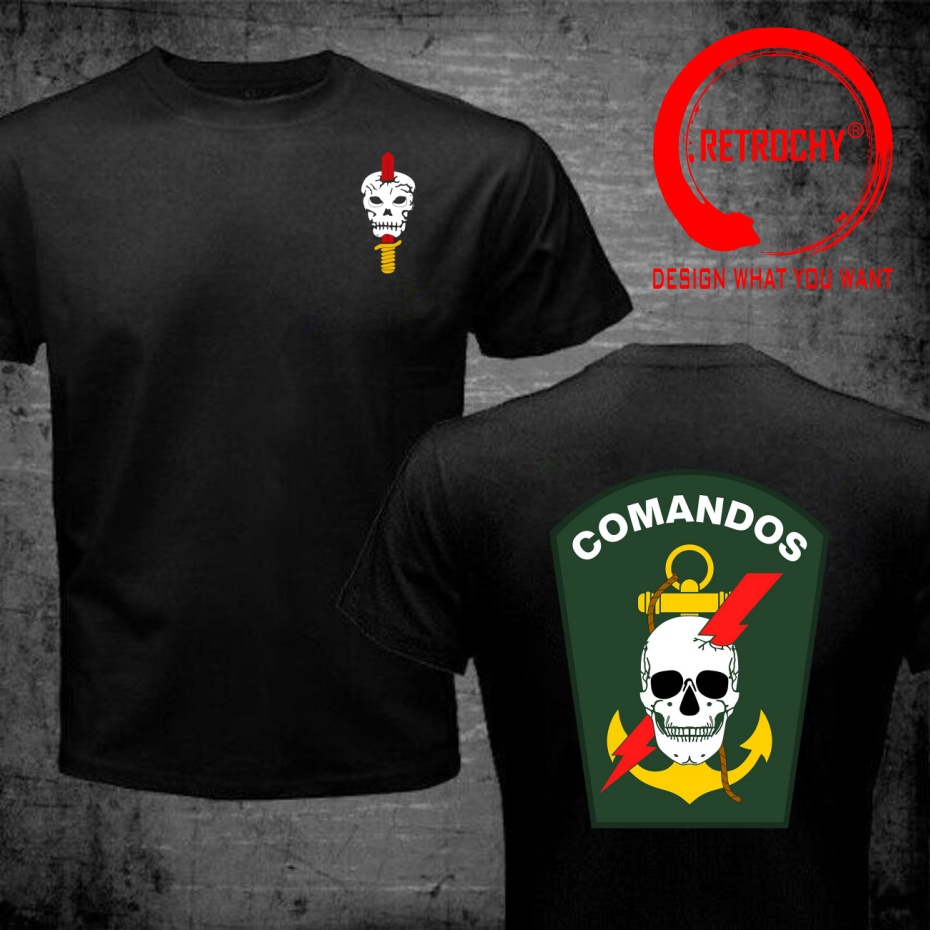 Street Fashion Brazil - 面白いデザインブラジル特殊部隊陸軍第 1 コマンドー作戦大隊シャツ男性ファッショントレンディなカジュアル服スタイリッシュなトップス