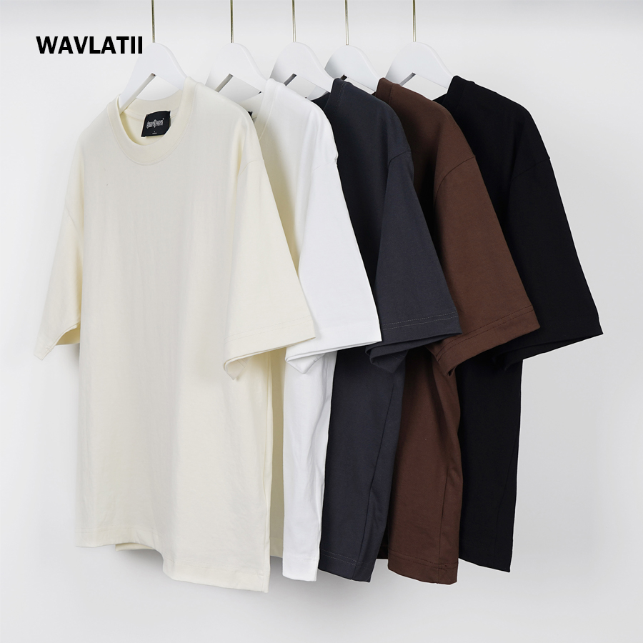 Street Fashion Jersey - WAVLATII 特大白黒 Tシャツ女性のためのファッション女性カジュアルプラスサイズ Tシャツ女性の夏のストリートトップス WT2599