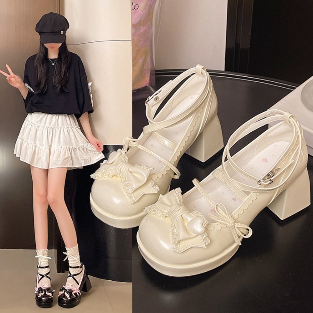 Fashion Street Night - ナイトクラブプラットフォーム女性ロリータパンプスファッション浅いハイヒールシューズ 2026 春秋レディースアウトドアストリッパーシューズ