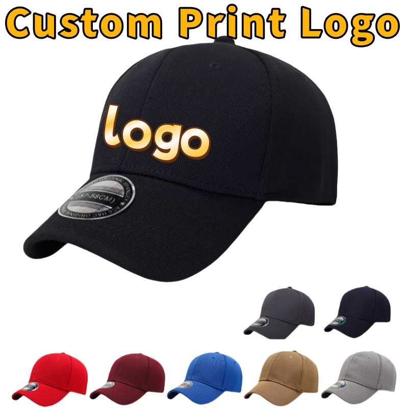 Baseball Cap Fitted - カスタムプリントロゴ入り、完全密閉型メンズクールでハンサムなダックタンキャップ、トレンドのレディース日除け野球帽