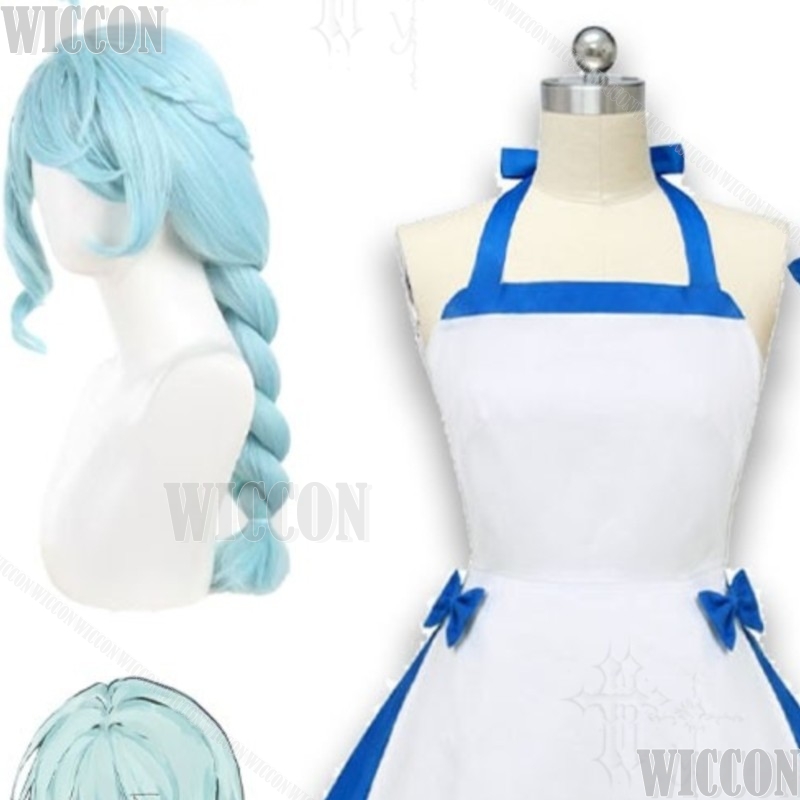 Street Fashion Events - ブルーキャラクタードレスゼノ夏ハロウィン後コスプレ衣装ファッション女性コスプレイヤーデイリーストリートナヴィダードカーニバルイベント