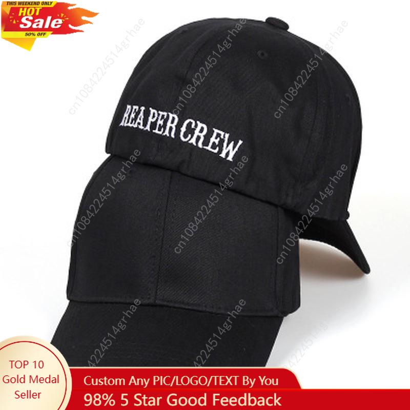 Baseball Cap Fitted - ブランドブラックハッツ サンズ・オブ・アナーキー フォー・リーパー・クルー フィットベースボールキャップ 男女兼用 刺繍入り帽子