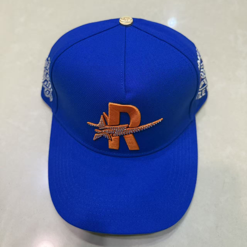 コントラストブリム3D刺繍ラフプレイハット、マルチトーンライ - Baseball Cap Fitted のレビューと価格
