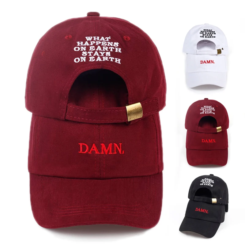 DAMN 刺繍入り帽子 男女兼用 DAMN。 ダッドハット  - Street Fashion Loverboy Hat のレビューと価格