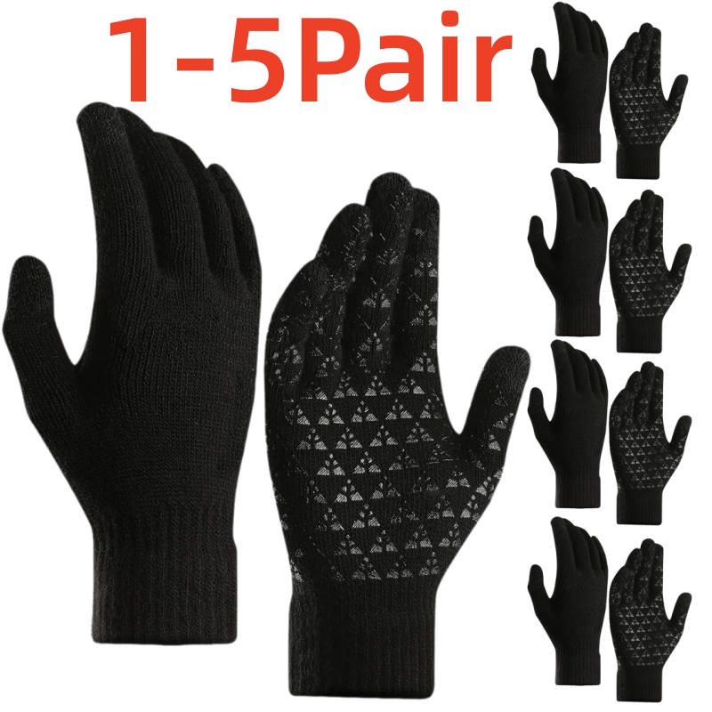 男性と女性のための魔法のニットグローブ,フルフィンガー,タッ - Street Fashion Gloves のレビューと価格