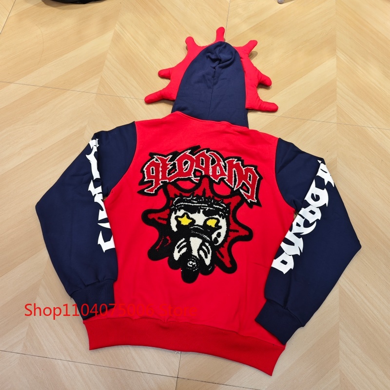 ユニセックス グロギャング パーカー ストリートファッション - Street Fashion Logo Design のレビューと価格