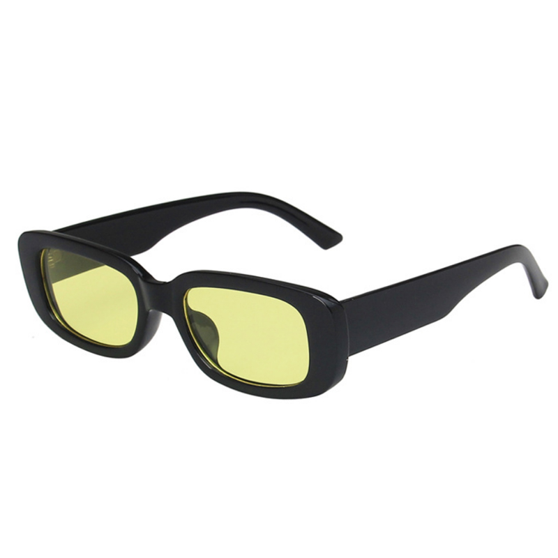 1/4 個新しい小さな正方形サングラス女性男性トレンディなヴ - Street Fashion Glasses のレビューと価格