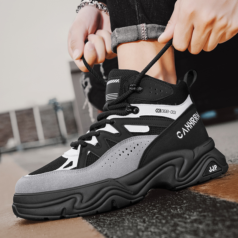 メンズファッションブーツ アウトドアハイキングシューズ プラ - Street Fashion Walk のレビューと価格