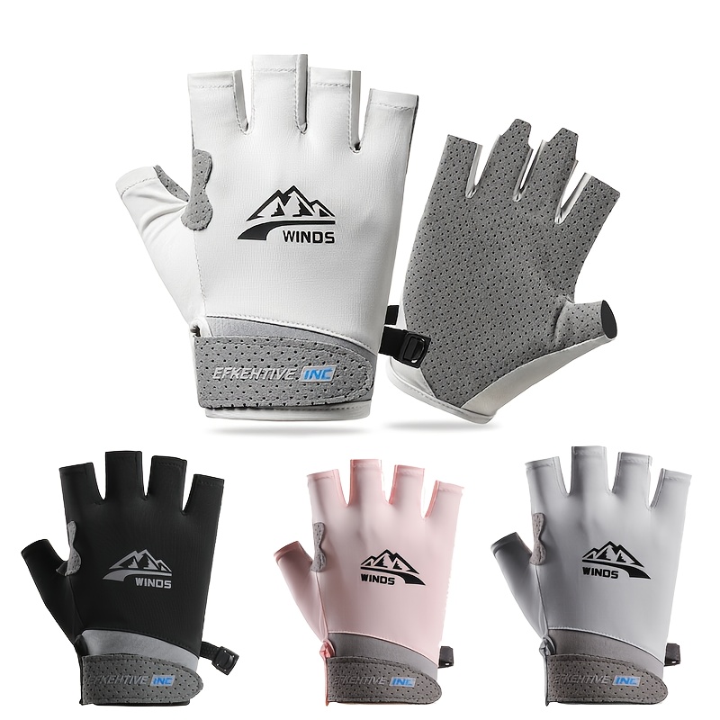 指なし手袋 男性用 女性用 UV 日焼け防止 ハーフフィンガ - Street Fashion Gloves のレビューと価格