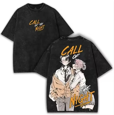CALL OF THE NIGHT ウォッシュド Tシャツ  - Fashion Street Night のレビューと価格