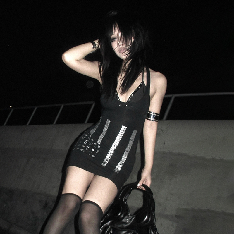 Karrcat Trashy Y2k フラッグプリントタンク - Street Fashion Usa のレビューと価格