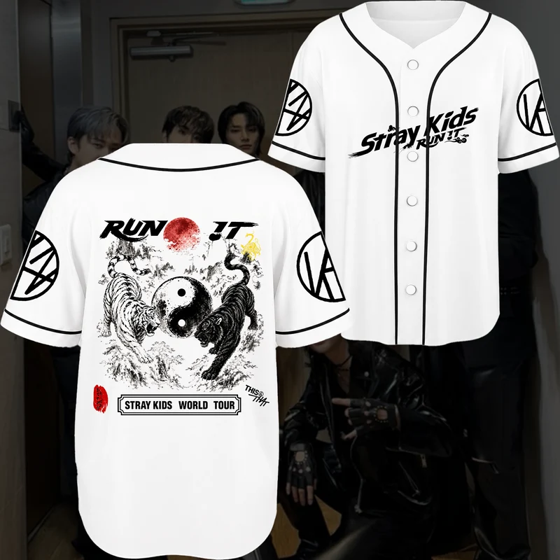 2026 Kpop STRAYKIDS Run It Wor - Street Fashion Jersey のレビューと価格