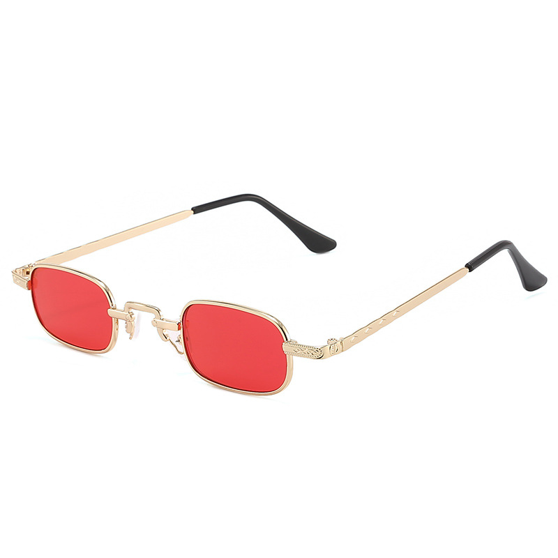 新しいスモールフレームスクエアサングラス、トレンディでカラフ - Street Fashion Glasses のレビューと価格