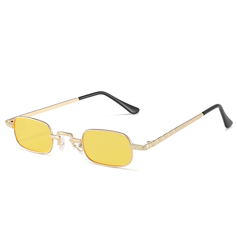 新しいスモールフレームスクエアサングラス、トレンディでカラフ - Street Fashion Glasses のレビューと価格