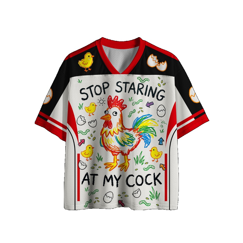 ゴシックフットボールジャージ ヴィンテージプリント Vネック - Street Fashion Jersey のレビューと価格