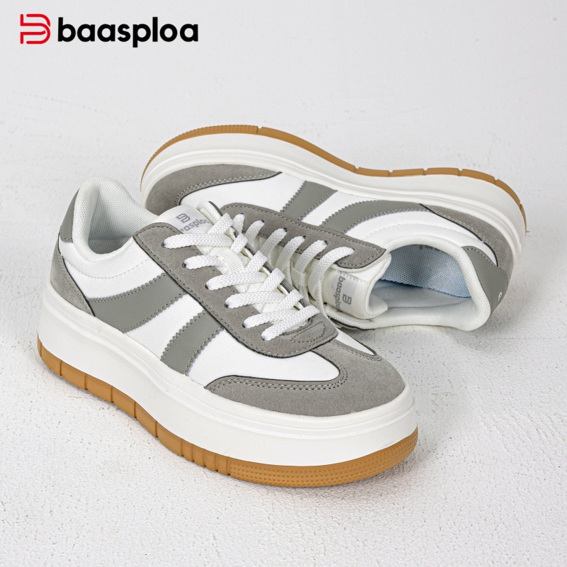 Baasploa 女性プラットフォームスニーカー分厚い厚底カ - Street Fashion Walk のレビューと価格