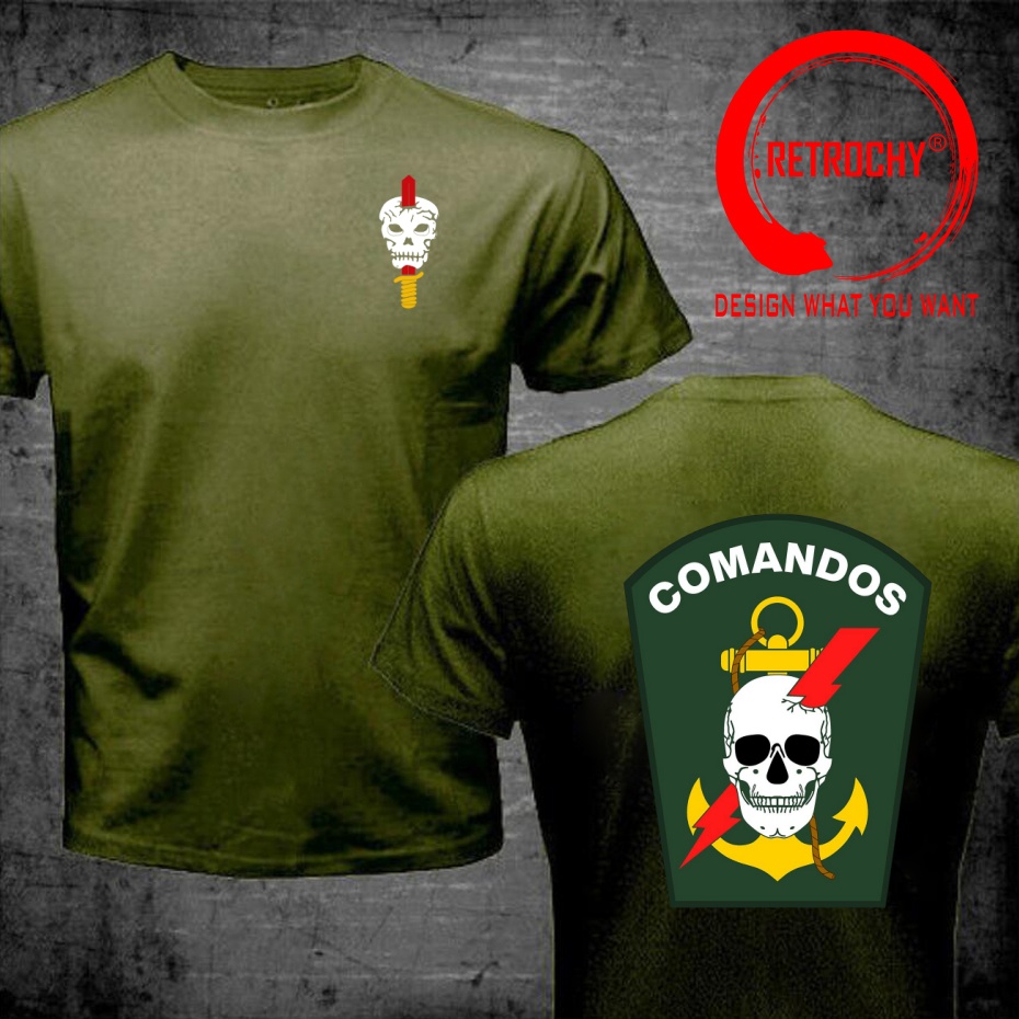 面白いデザインブラジル特殊部隊陸軍第 1 コマンドー作戦大隊 - Street Fashion Brazil のレビューと価格