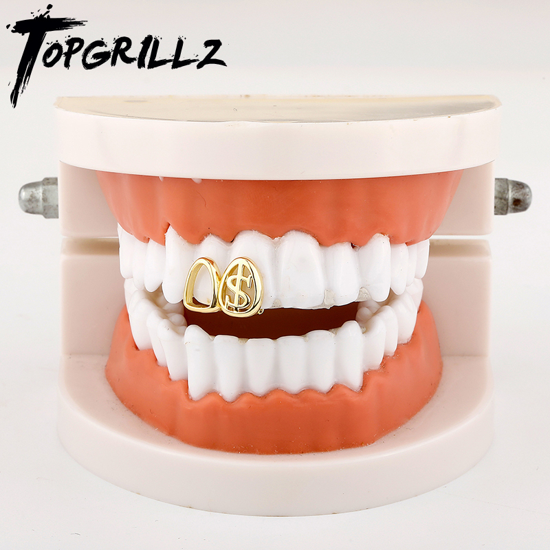 TOPGRILLZ ヒップホップ ダブルドルチャーム 中空歯 - Street Fashion Loverboy Hat のレビューと価格