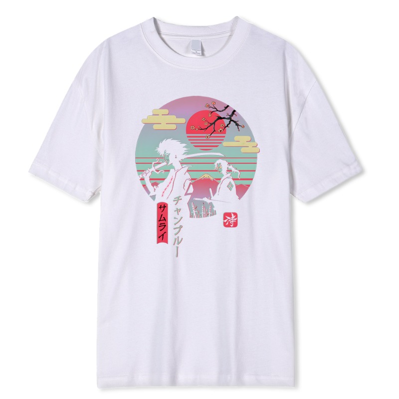 2 日本のサムライウォーキングホームヒップホッププリント男性 - Street Fashion Walk のレビューと価格
