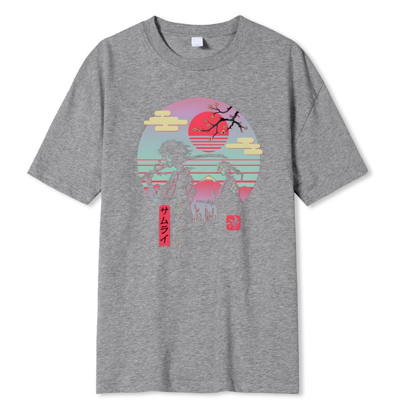 2 日本のサムライウォーキングホームヒップホッププリント男性 - Street Fashion Walk のレビューと価格