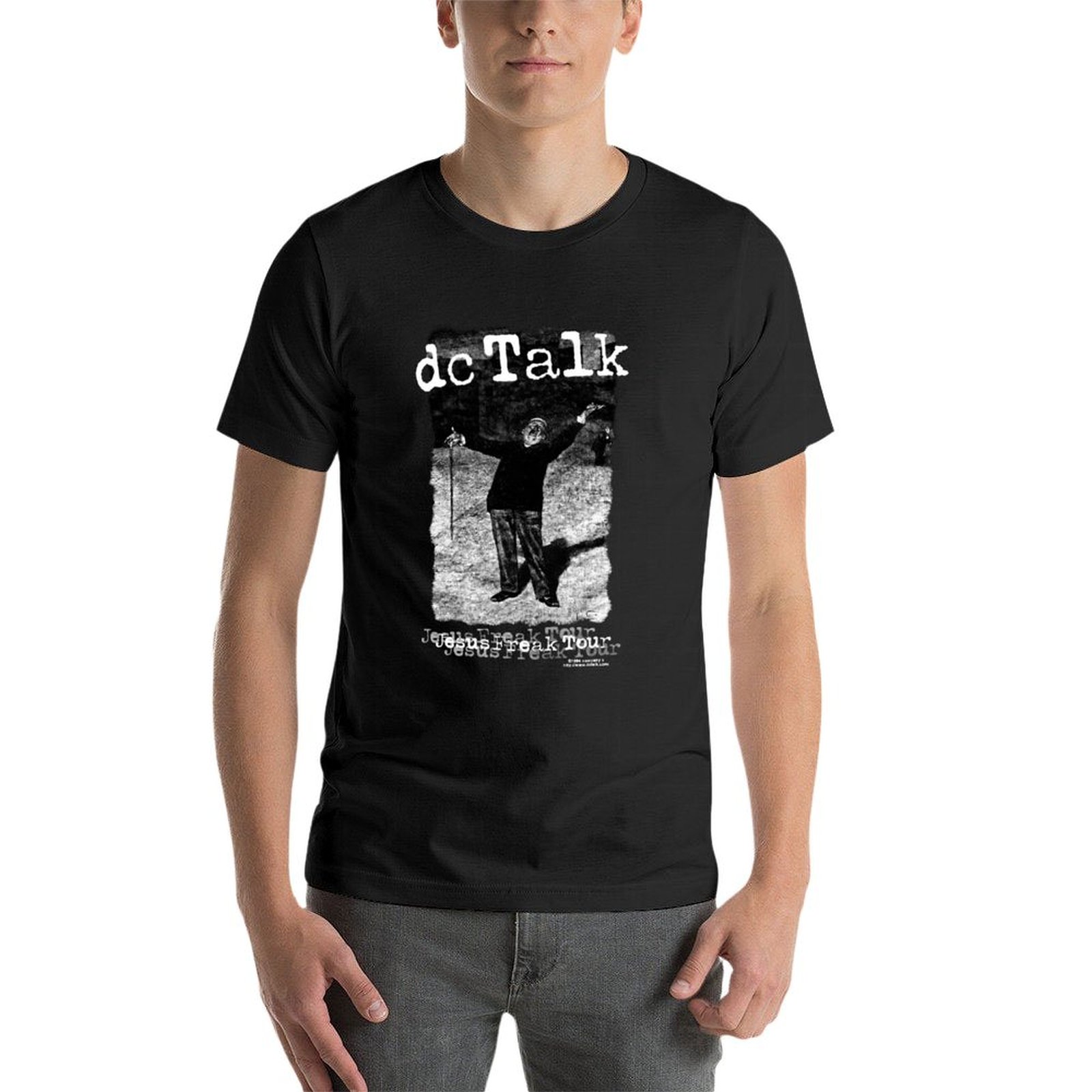 DCトークヒップホップTシャツ、ユニセックスバンドトップス、 - Street Fashion Usa のレビューと価格