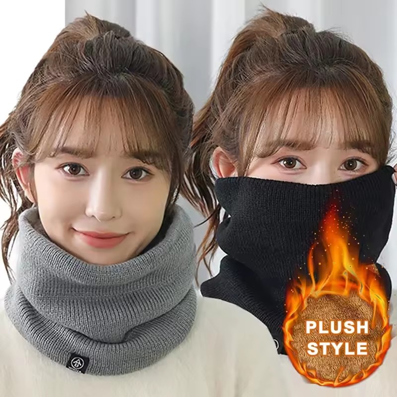 ファッションソフトニットネックウォーマースポーツスカーフ女性 - Street Fashion Gloves のレビューと価格