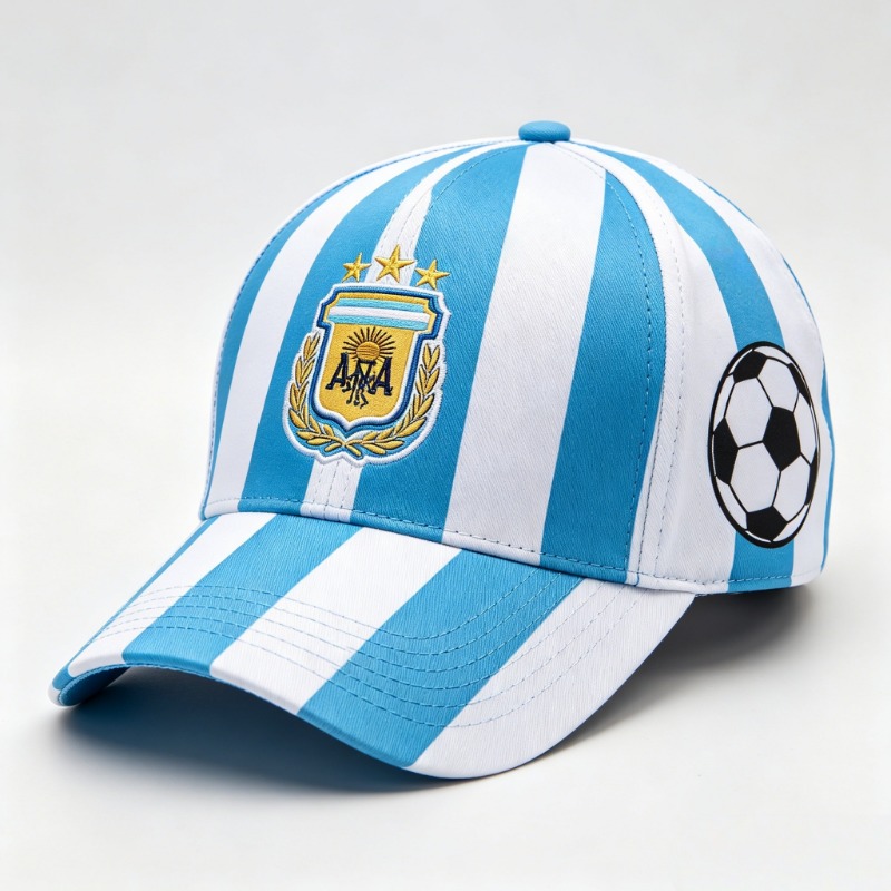 2026年アルゼンチンスタイルサッカー3Dプリント野球帽、フ - Baseball Cap Fitted のレビューと価格