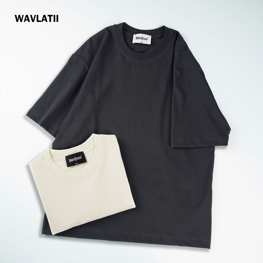 WAVLATII 特大白黒 Tシャツ女性のためのファッション - Street Fashion Jersey のレビューと価格