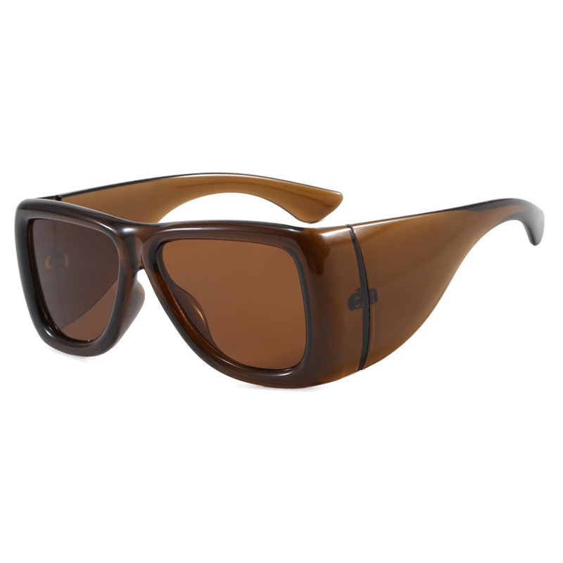 ヴィンテージオーバーサイズスクエアY2Kサングラス メンズ  - Street Fashion Glasses のレビューと価格