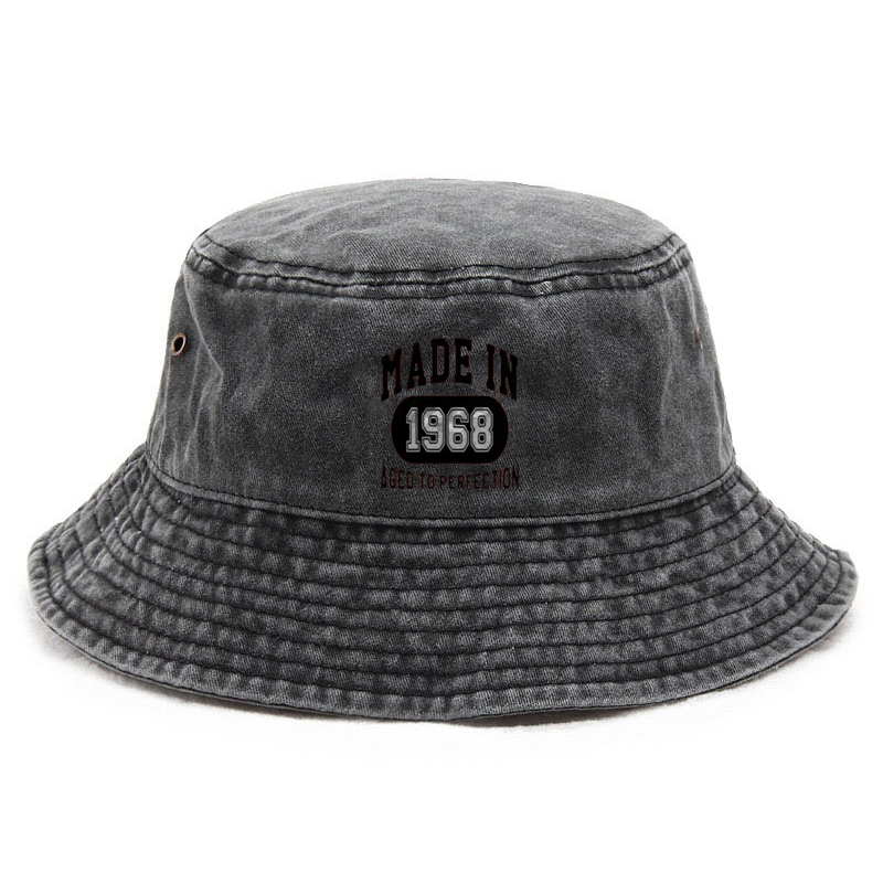 カスタマイズ可能なコットンウォッシュドバケットハット、ヴィン - Baseball Cap Fitted のレビューと価格