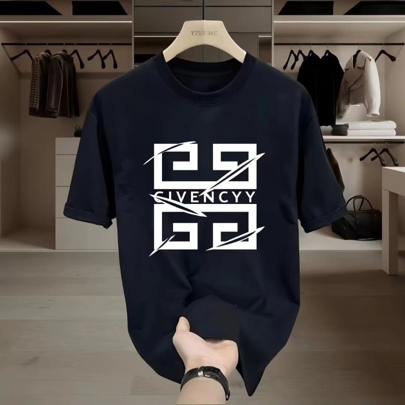 2026 メンズ GIVENCY ブランドロゴプリント Tシ - Street Fashion Logo Design のレビューと価格