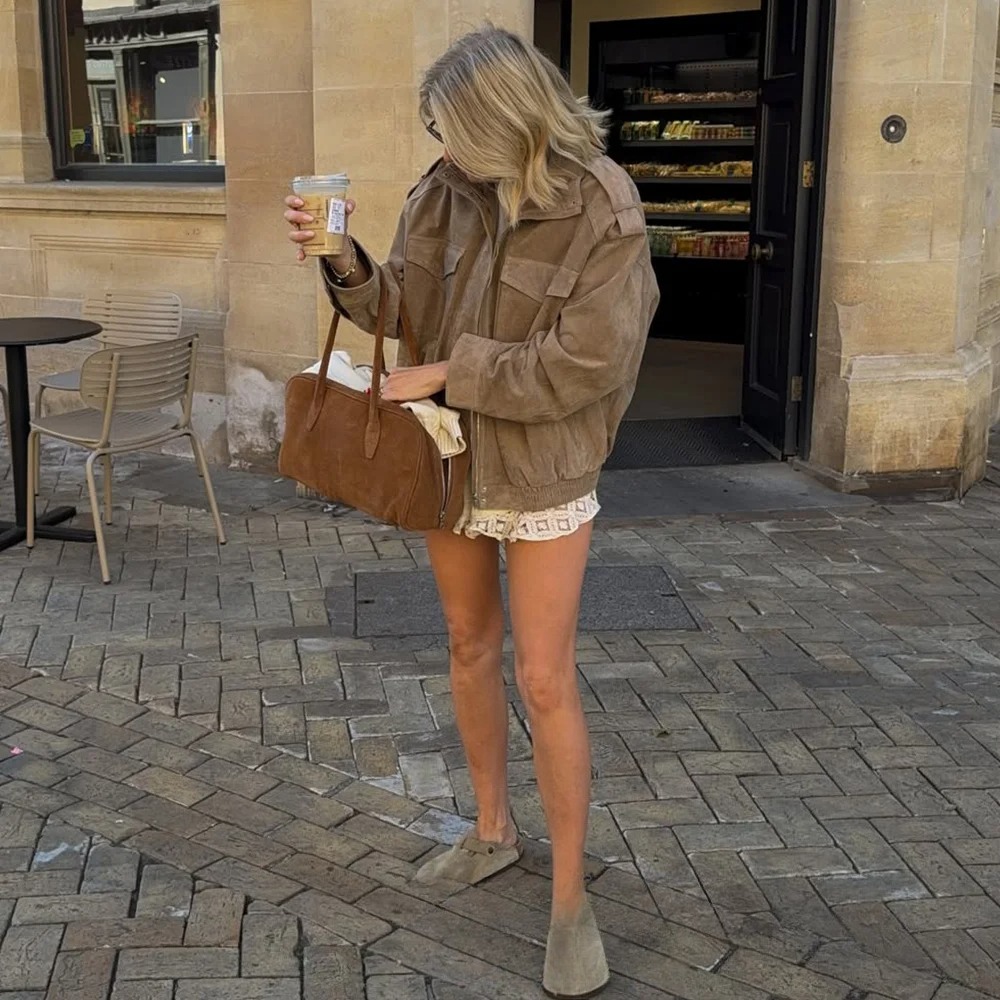 KONDALA レディース スエードジャケット 2025 秋 - Street Fashion Fall 2025 のレビューと価格
