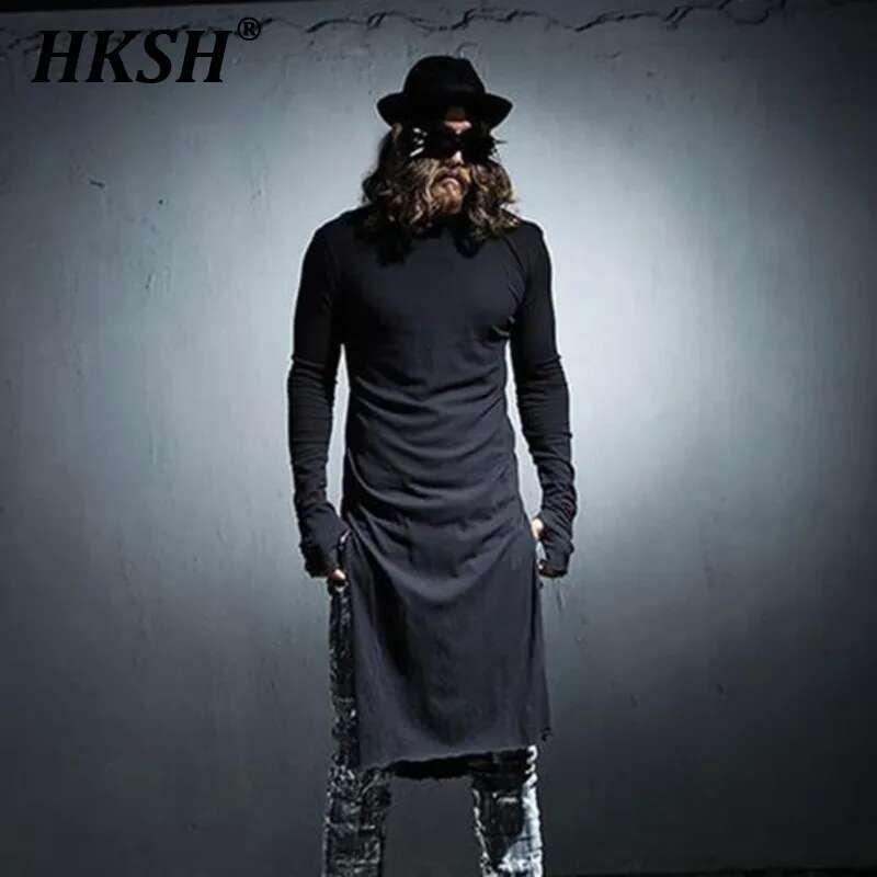 HKSH メンズ春潮ダークパーソナライズロング Tシャツ手袋 - Street Fashion Gloves のレビューと価格