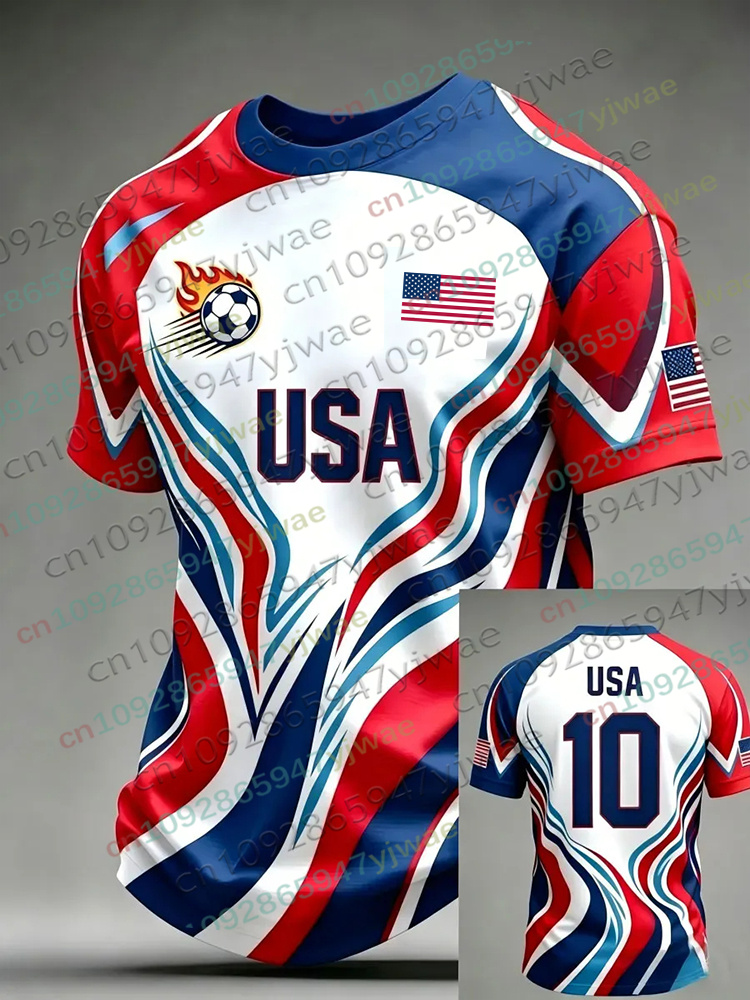 2026 アメリカサッカージャージ男性女性用米国旗特別ユース - Street Fashion Usa のレビューと価格