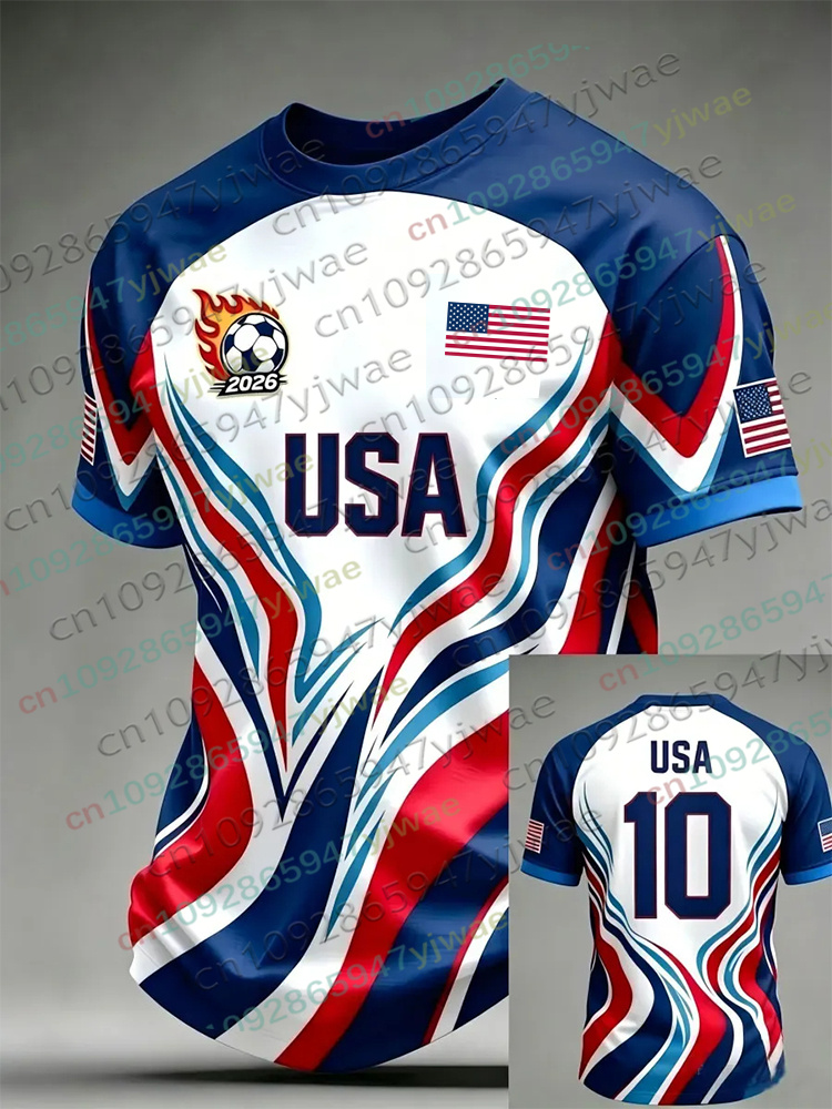 2026 アメリカサッカージャージ男性女性用米国旗特別ユース - Street Fashion Usa のレビューと価格
